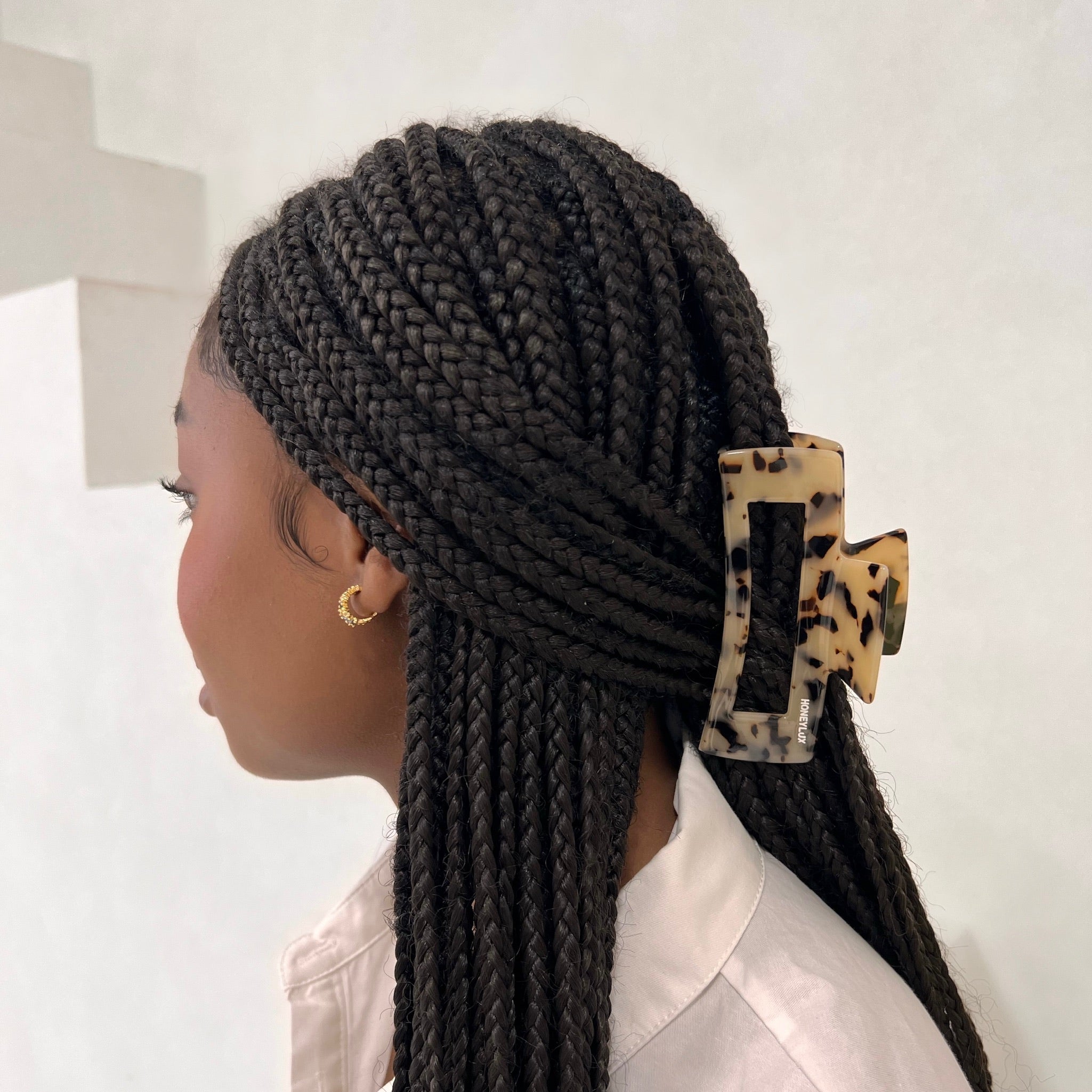 Ecofriendly Acetate Large Claw - Tortoise