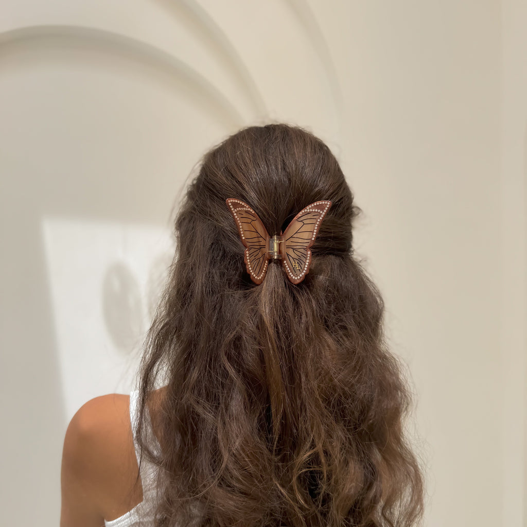 Ecofriendly Acetate XL Butterfly - Brown