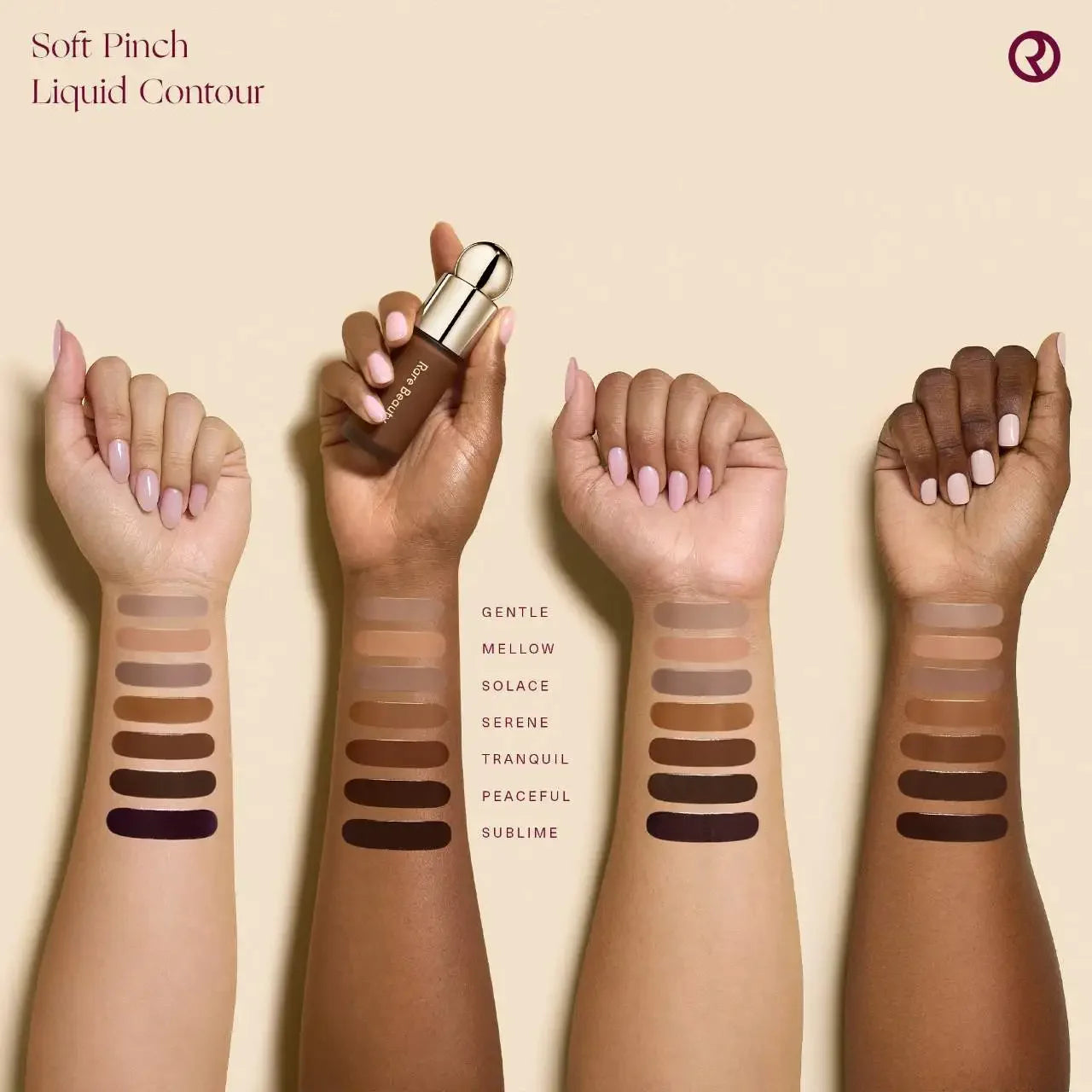 New Rare Beauty Contour Liquid Cosmetic Bronze Concealer Waterproof Oil Control Moisturizing Long Lasting Blusher Face Makeup