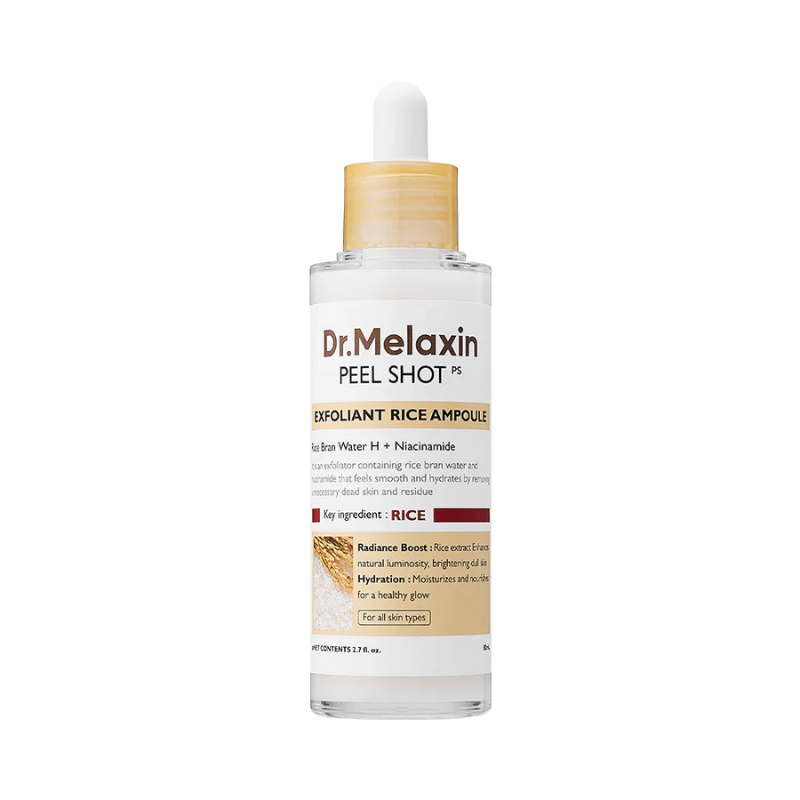 Dr.Melaxin Peel Shot Exfoliating White Rice Ampoule 80ml