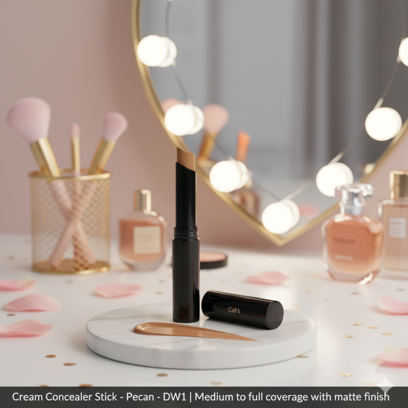 Cream Concealer Stick - Pecan - DW1 | Medium to full coverage with matte finish