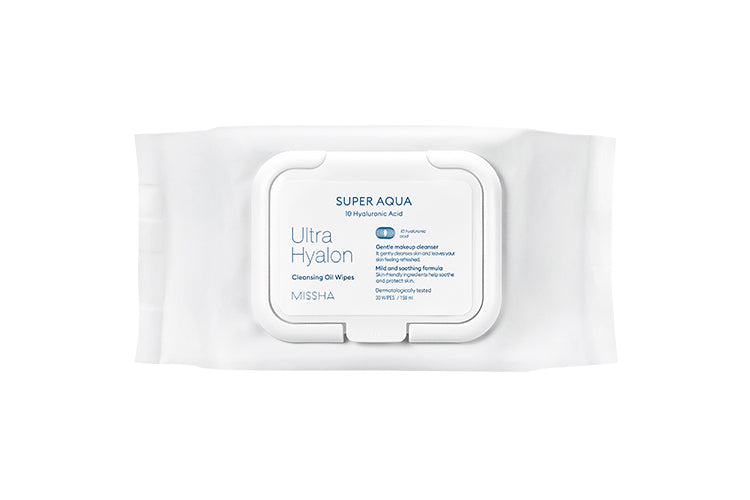MISSHA Super Aqua Ultra Hyalron Cleansing Oil Wipes 30 sheets