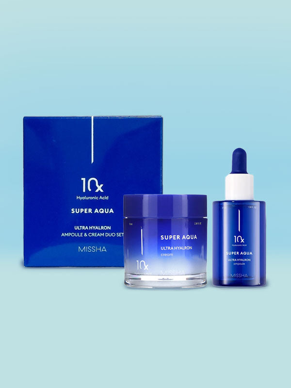 MISSHA Super Aqua Ultra Hyalron Ampoule & Cream Duo Set