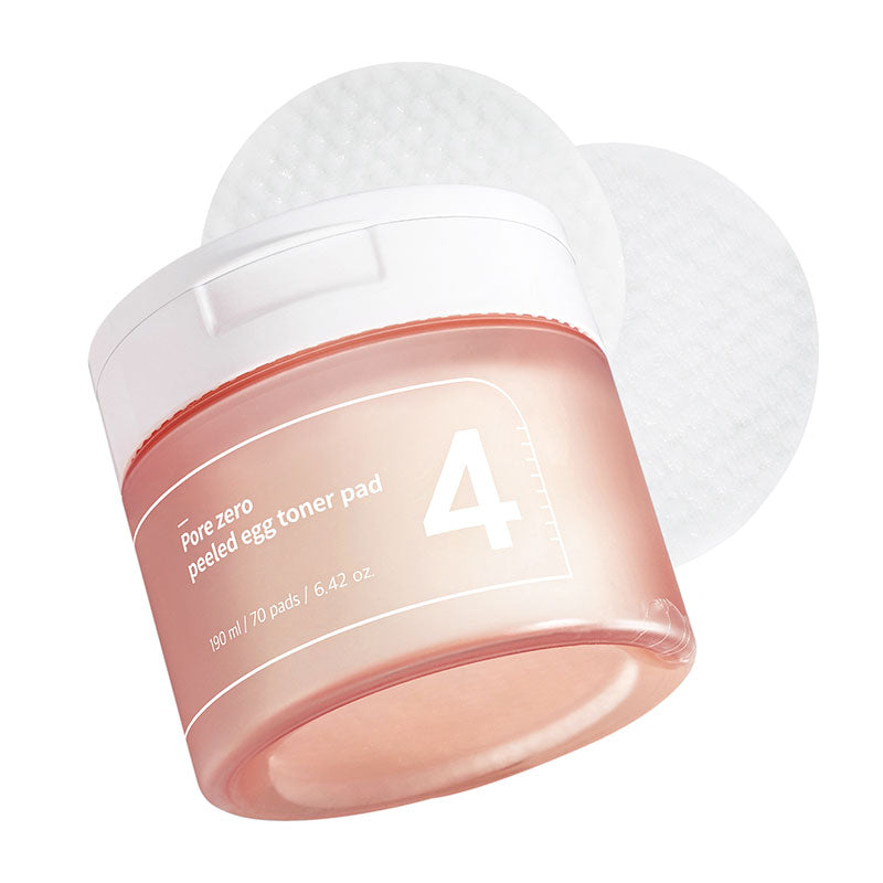 numbuzin No.4 Pore Zero Peeled Egg Toner Pad 190ml / 70pads