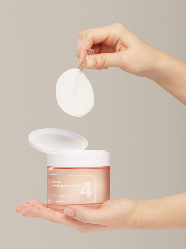 numbuzin No.4 Pore Zero Peeled Egg Toner Pad 190ml / 70pads