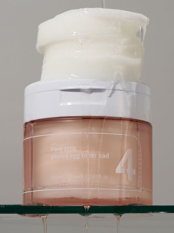 numbuzin No.4 Pore Zero Peeled Egg Toner Pad 190ml / 70pads
